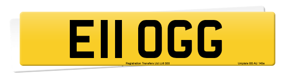 Registration number E11 OGG